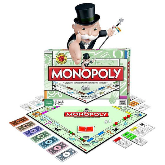 Monopoly Classique 🎩🏡💰- le célèbre jeu de transactions immobilières