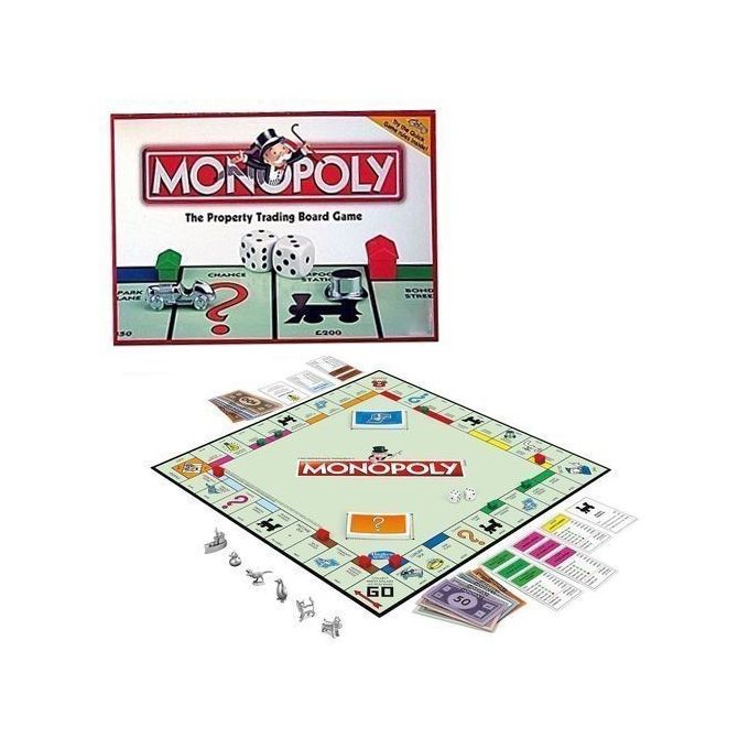 Pack Monopoly Classique & Table de Parchisi – 4 Joueurs 🎲 💰