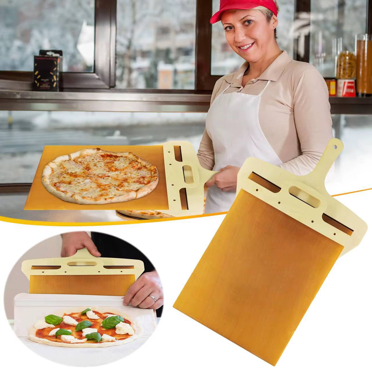 Spatule coulissante pour cuisine