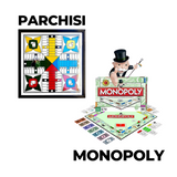 Pack Monopoly Classique & Table de Parchisi – 4 Joueurs 🎲 💰